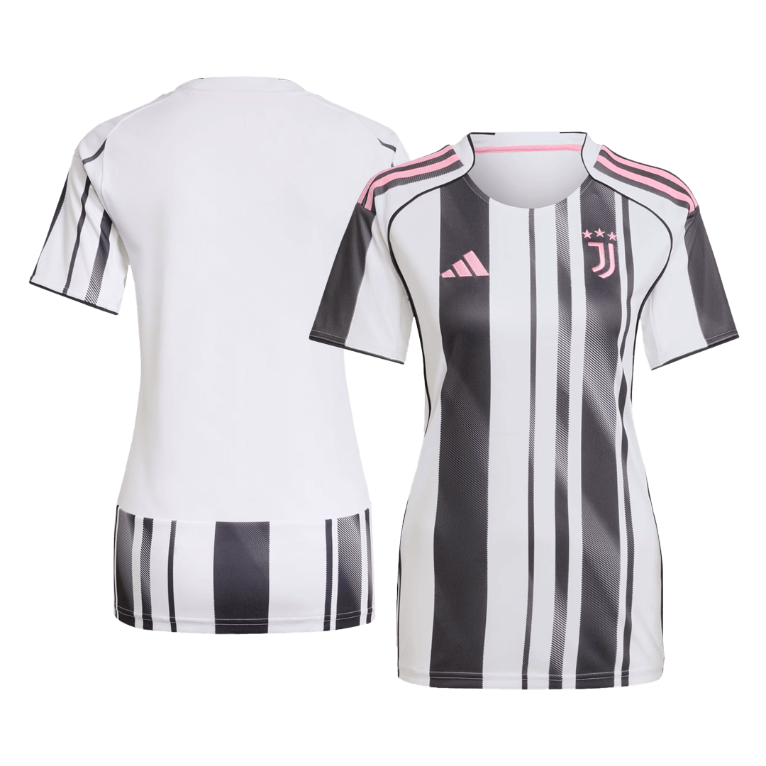 Women's Juventus Home Soccer Jersey 2025/26 Black&White