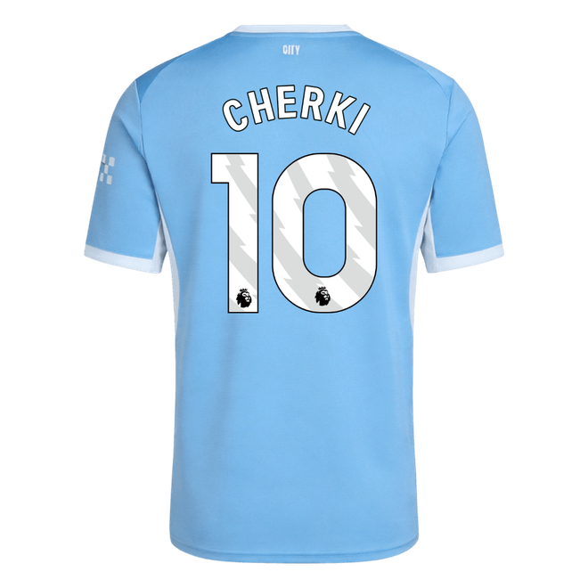 CHERKI #10 Manchester City Home Soccer Jersey 26/27 Blue