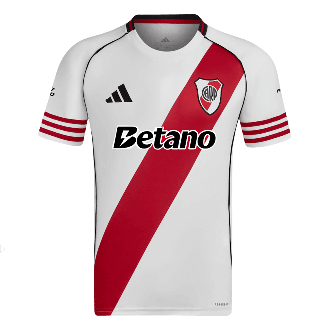 River Plate Home Soccer Jersey 25/26 Red&White