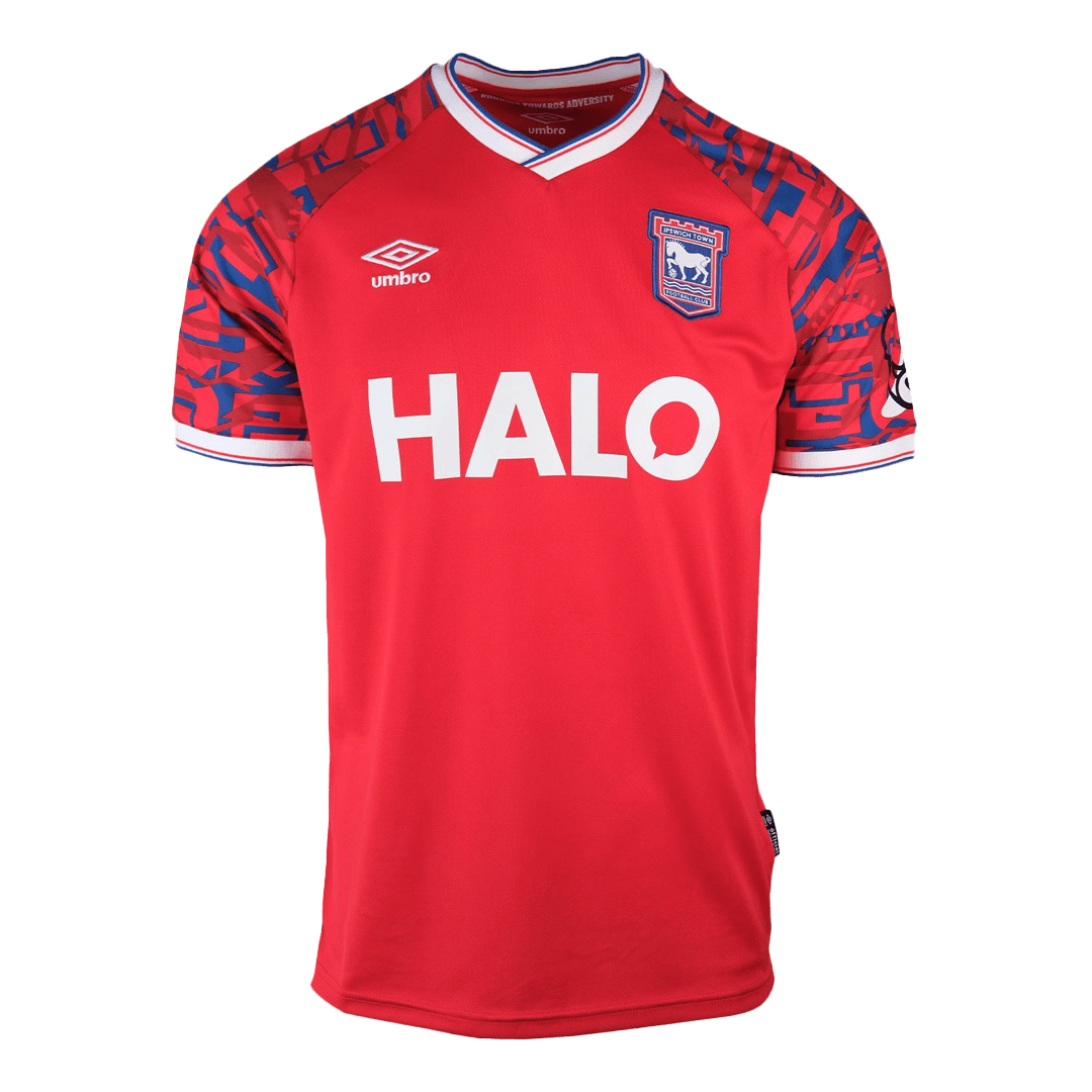 Ipswich Town Away Soccer Jersey 25/26 Red