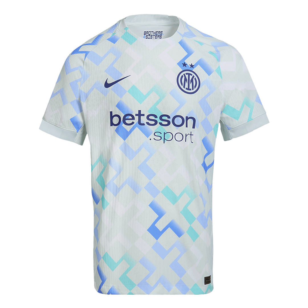 Authentic DUMFRIES #2 Inter Milan Away Soccer Jersey 2025/26