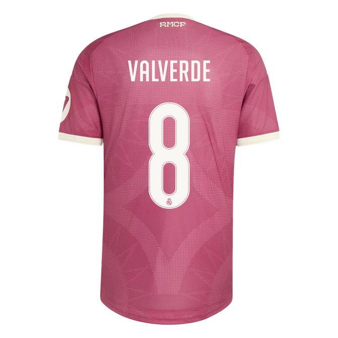 Authentic VALVERDE #8 Real Madrid Third Away Soccer Jersey 2026/27