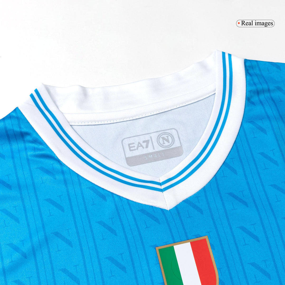 DE BRUYNE #11 Napoli Home Soccer Jersey 2025/26 Blue