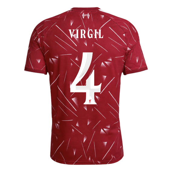 VIRGIL #4 Liverpool Home Soccer Jersey 26/27 Red - UCL