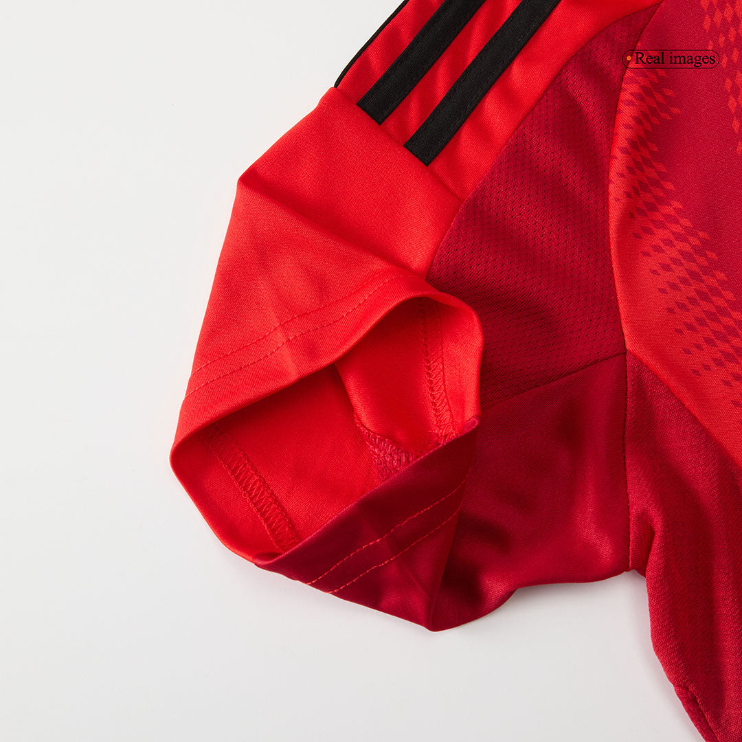 Kid's Bayern Munich Home Soccer Jersey Kit(Jersey+Shorts) 2024/25 Red