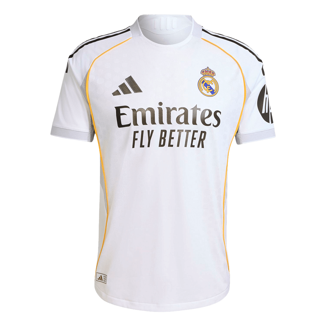 MBAPPÉ #9 Authentic Real Madrid Home Soccer Jersey 2025/26 White