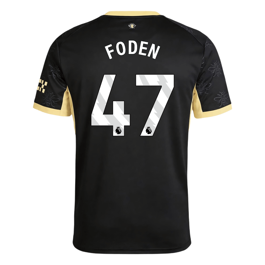 FODEN #47 Manchester City Away Soccer Jersey 2026/27 Black