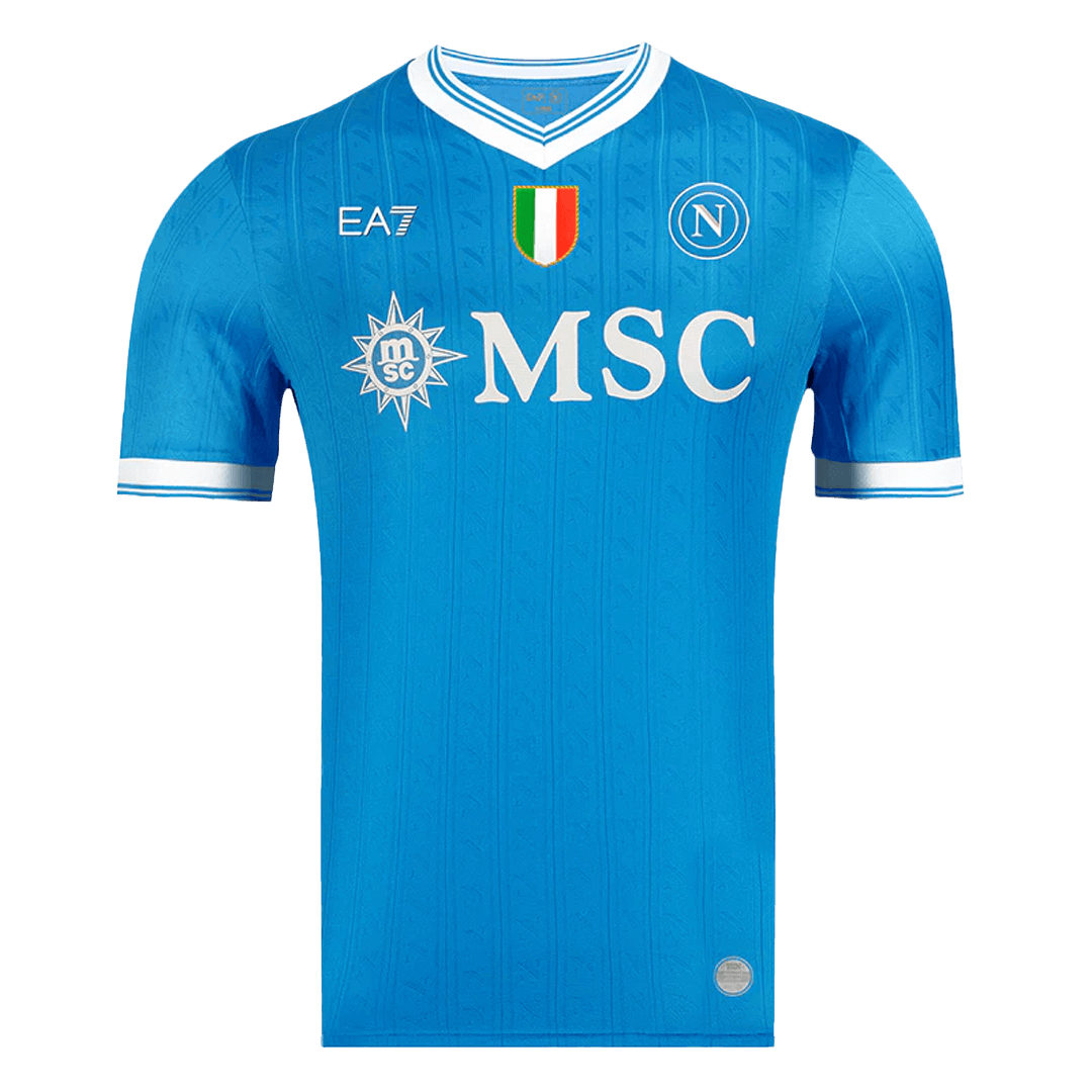 Authentic Napoli Home Soccer Jersey 2025/26 Blue