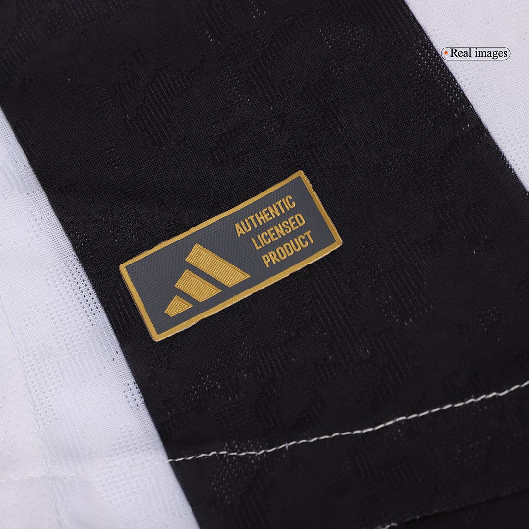 Authentic VLAHOVIĆ #9 Juventus Home Soccer Jersey 2024/25 - Save The Children Sponsor