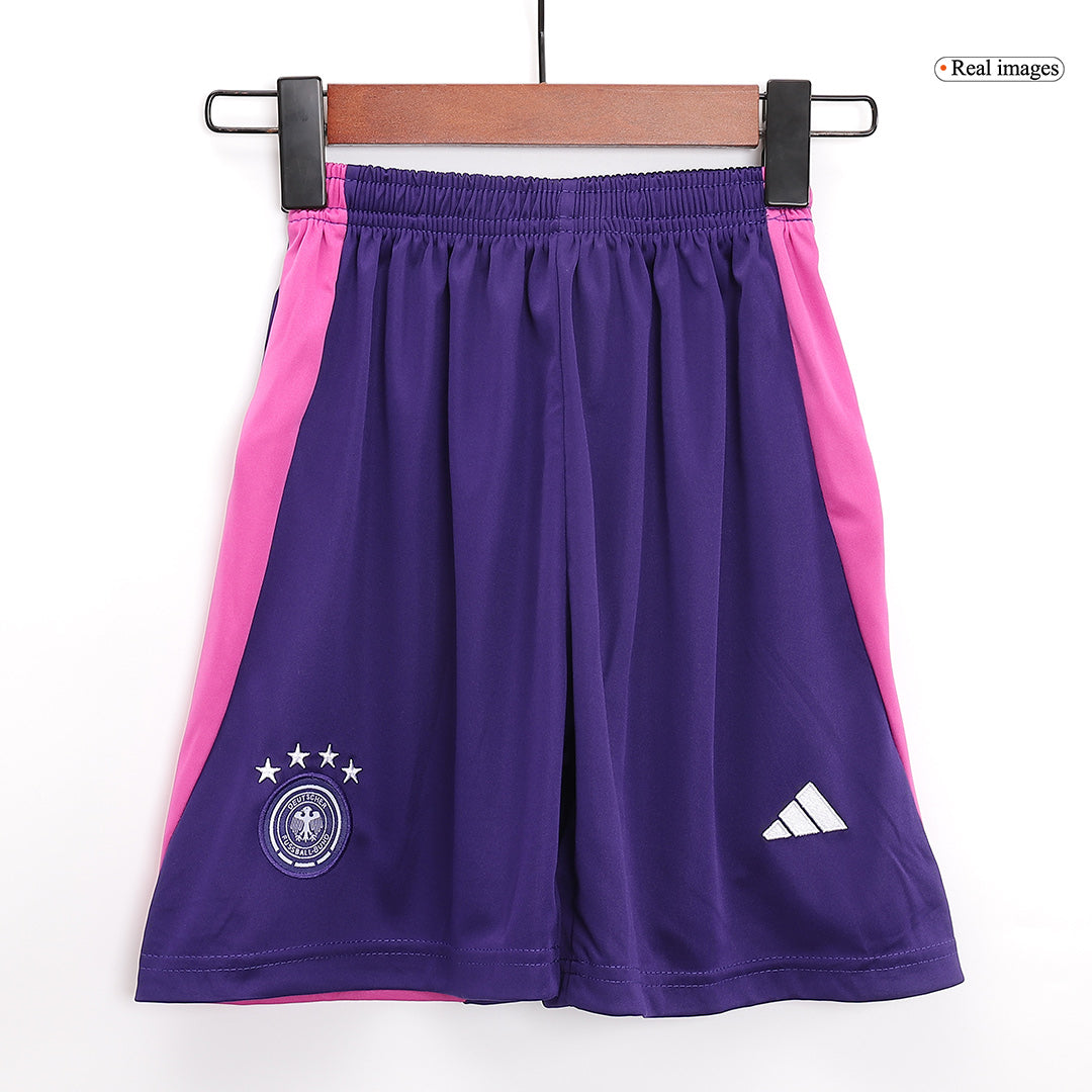 Kid's Germany Away Soccer Jersey Kit(Jersey+Shorts) Euro 2024
