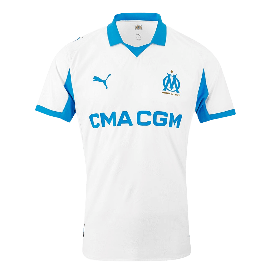 Authentic Marseille Home Soccer Jersey 25/26 White
