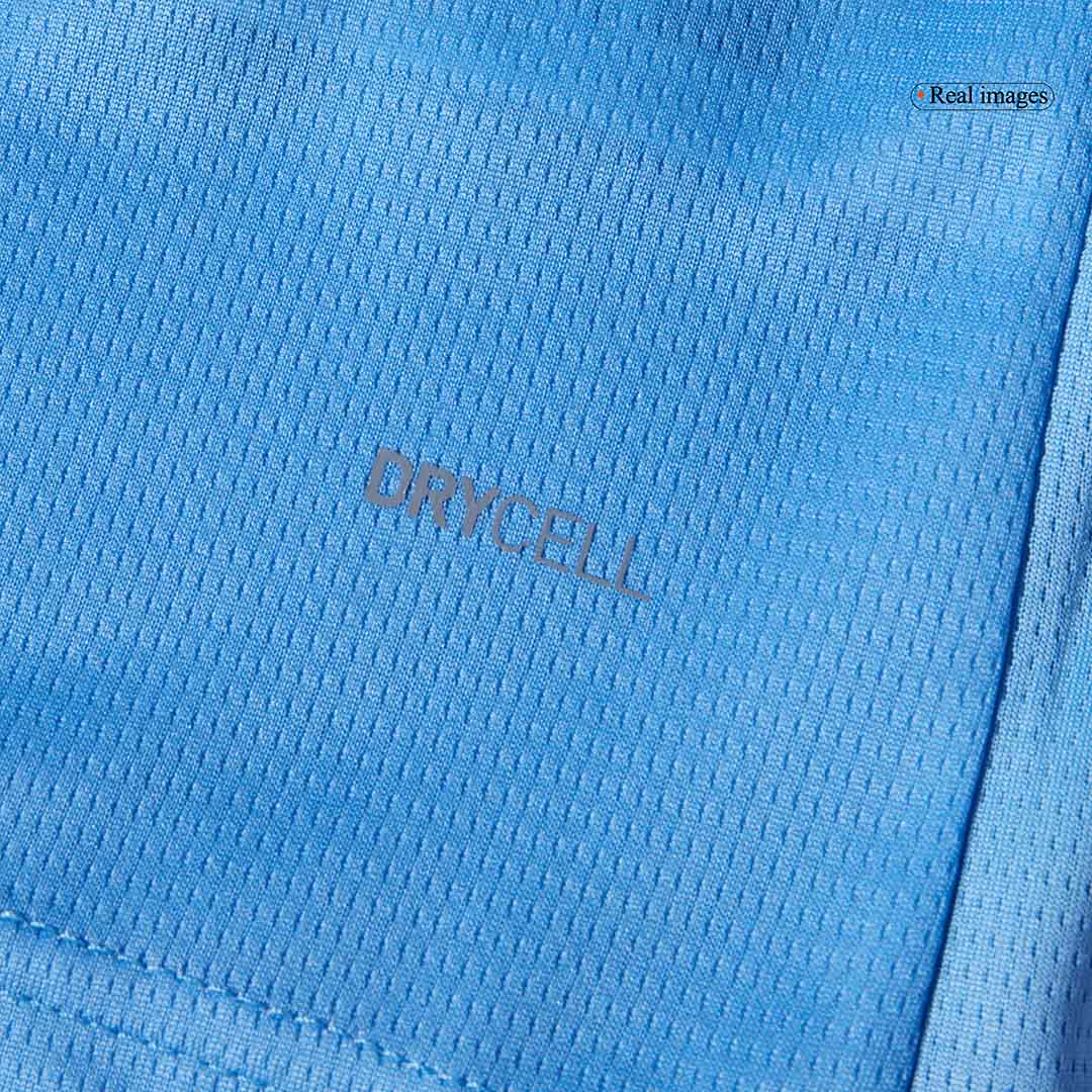 Kid's Manchester City Home Soccer Jersey Kit(Jersey+Shorts+Socks) 2025/26 Blue