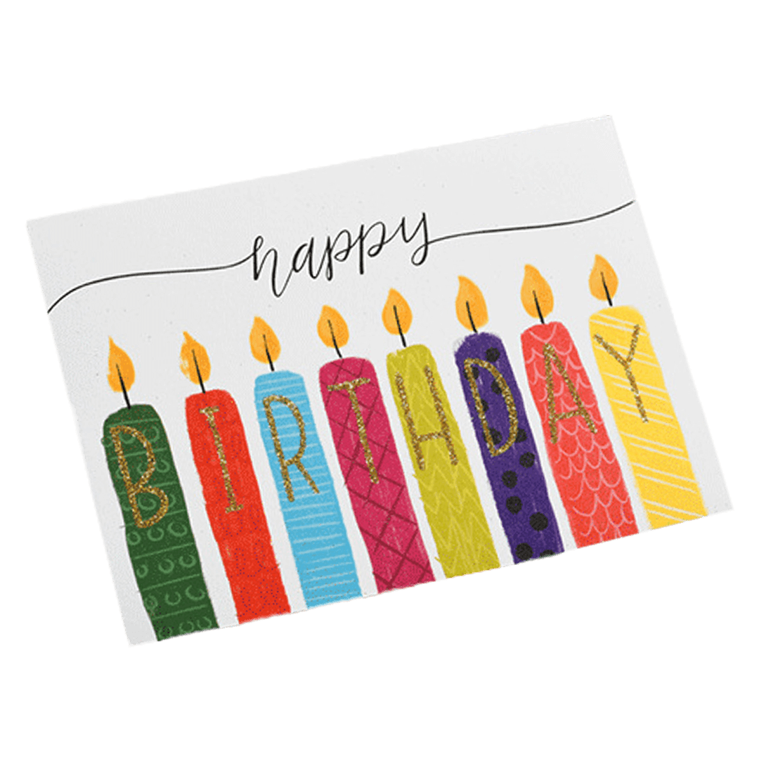 Custom Colorful Candle Birthday Card White football shirt 2025/26