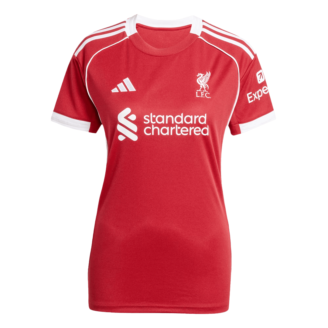 Women's Liverpool Home Soccer Jersey 25/26 Red