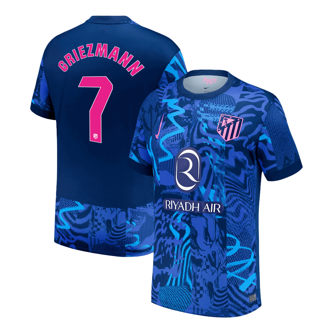 GRIEZMANN #7 Atletico Madrid Third Away Soccer Jersey 2024/25