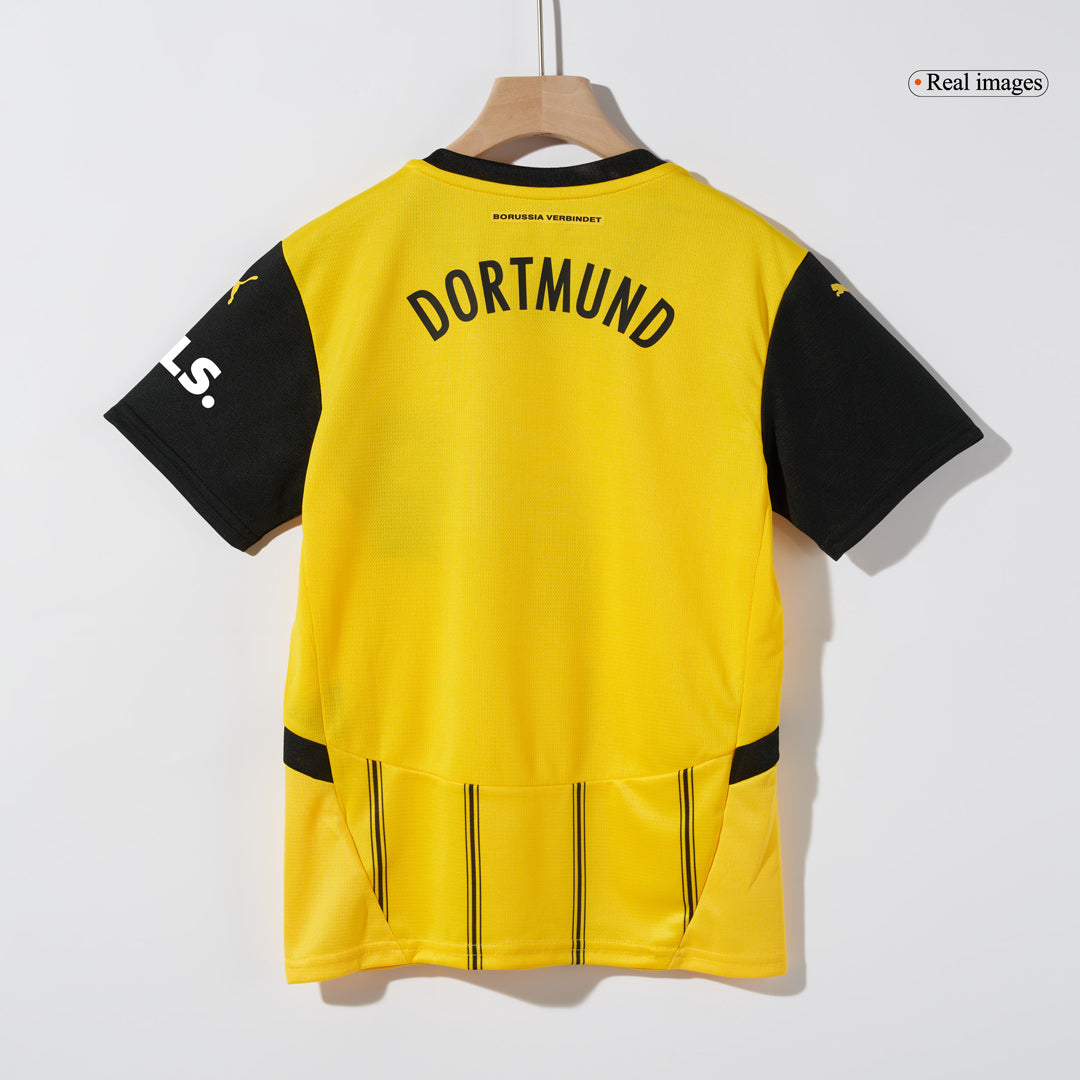 Kid's Borussia Dortmund Home Soccer Jersey Kit(Jersey+Shorts+Socks) 2024/25