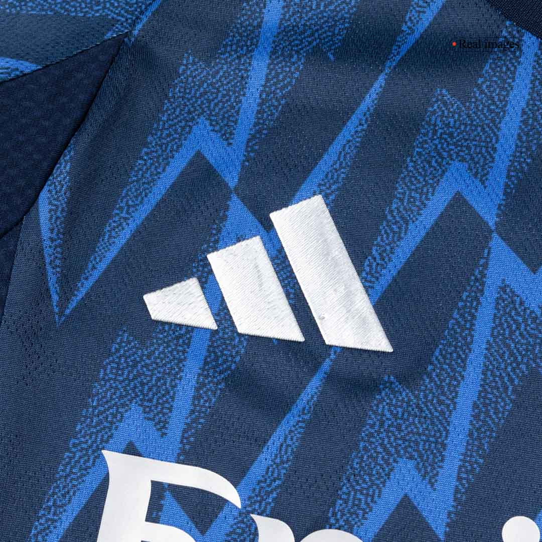 Authentic SAKA #7 Arsenal Away Soccer Jersey 2025/26 Blue