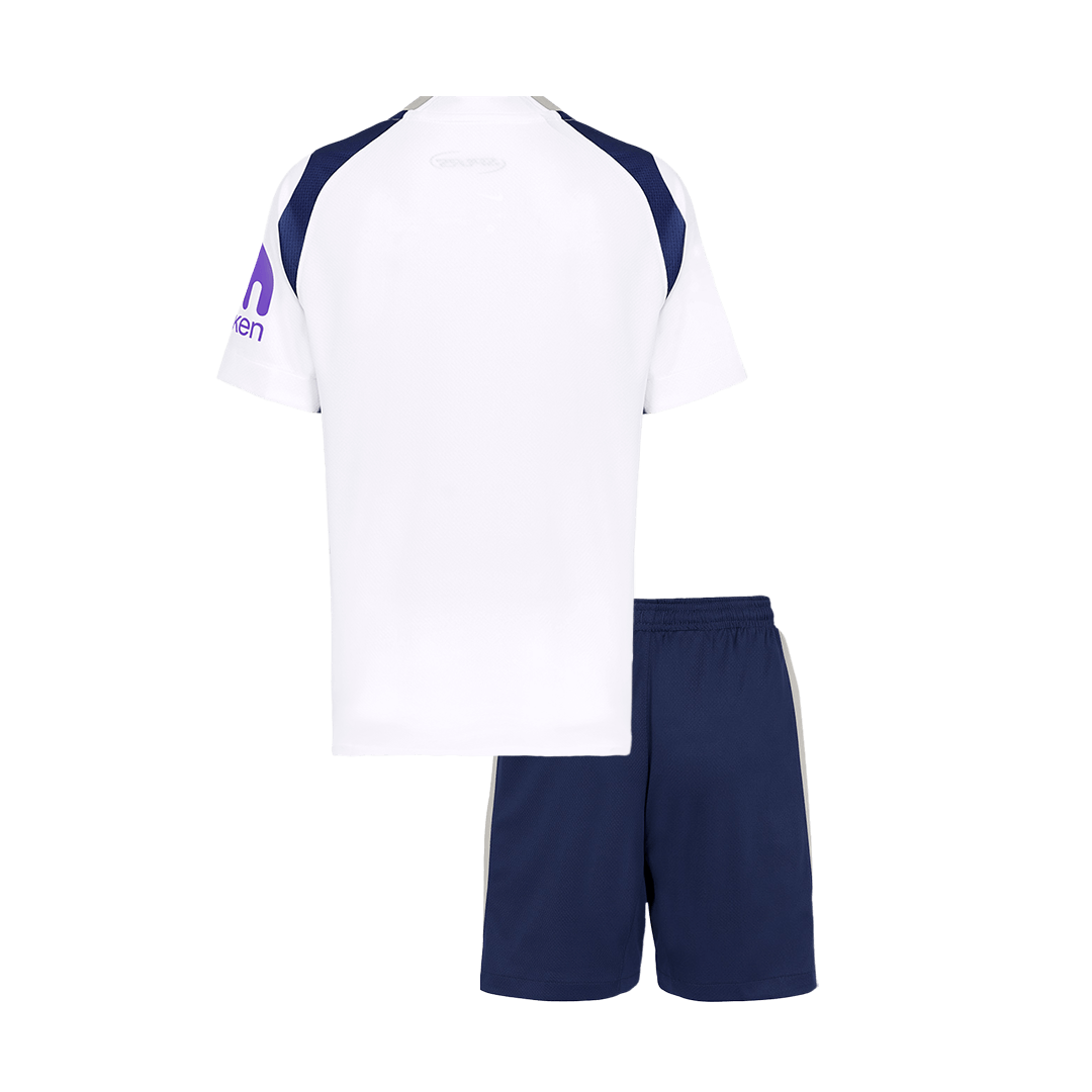 Kid's Tottenham Hotspur Home Soccer Jersey Kit(Jersey+Shorts) 2025/26