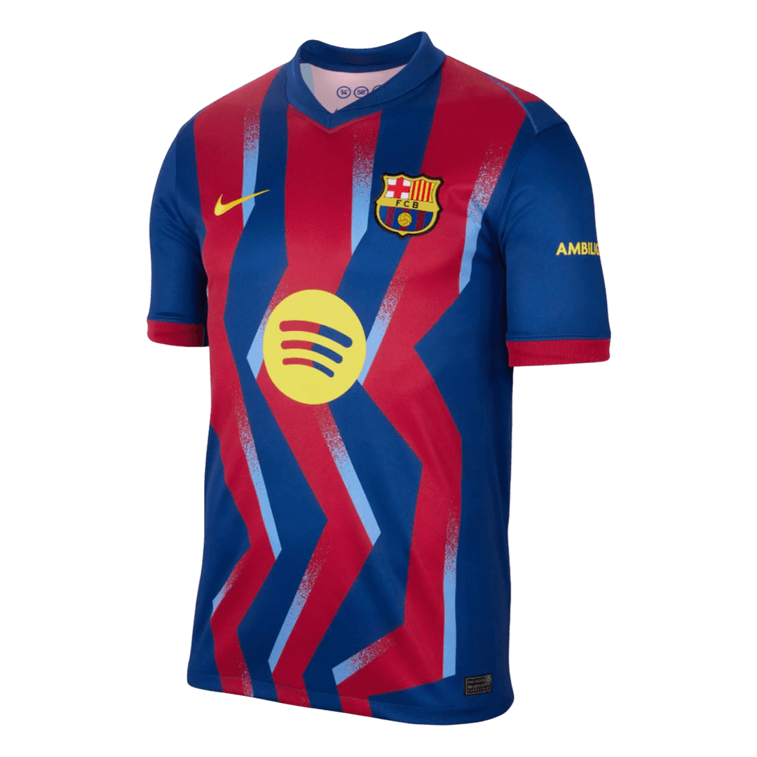 LAMINE YAMAL #10 Barcelona Fourth Away Soccer Jersey 2025/26