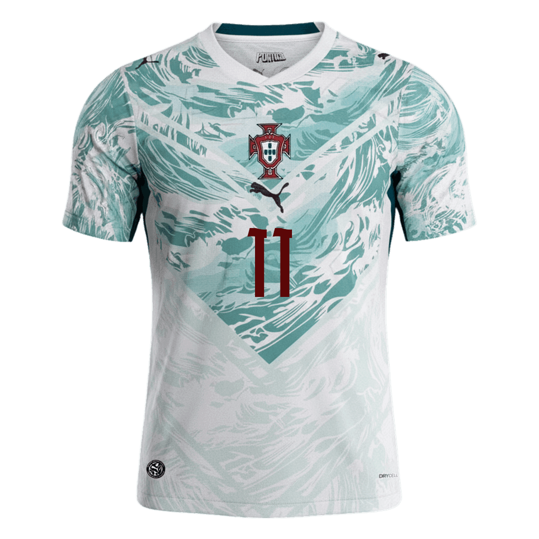 JOÃO FÉLIX #11 Portugal Away Soccer Jersey World Cup 2026 White&Green