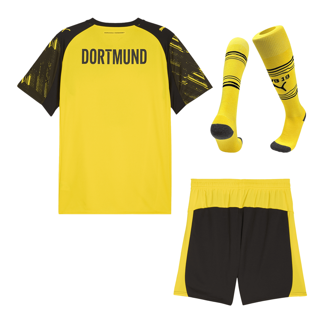 Borussia Dortmund Home Soccer Jersey Kit(Jersey+Shorts+Socks) 2025/26