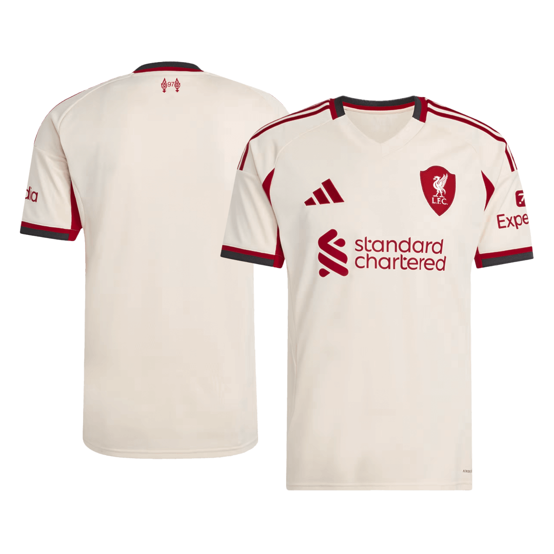 Liverpool Away Soccer Jersey 25/26 White
