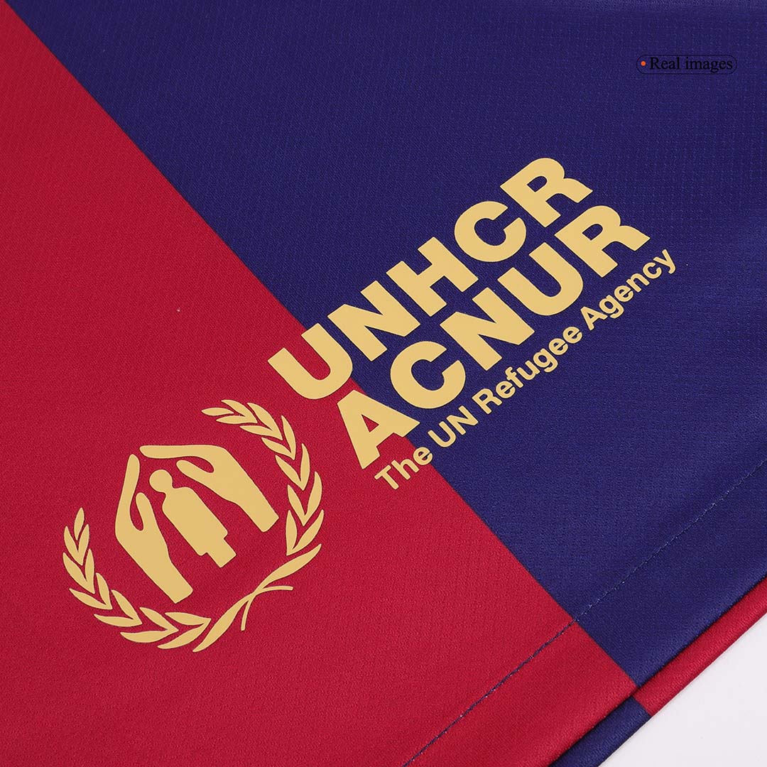LAMINE YAMAL #19 Barcelona Home Soccer Jersey 2024/25 - Spotify Logo Without Text