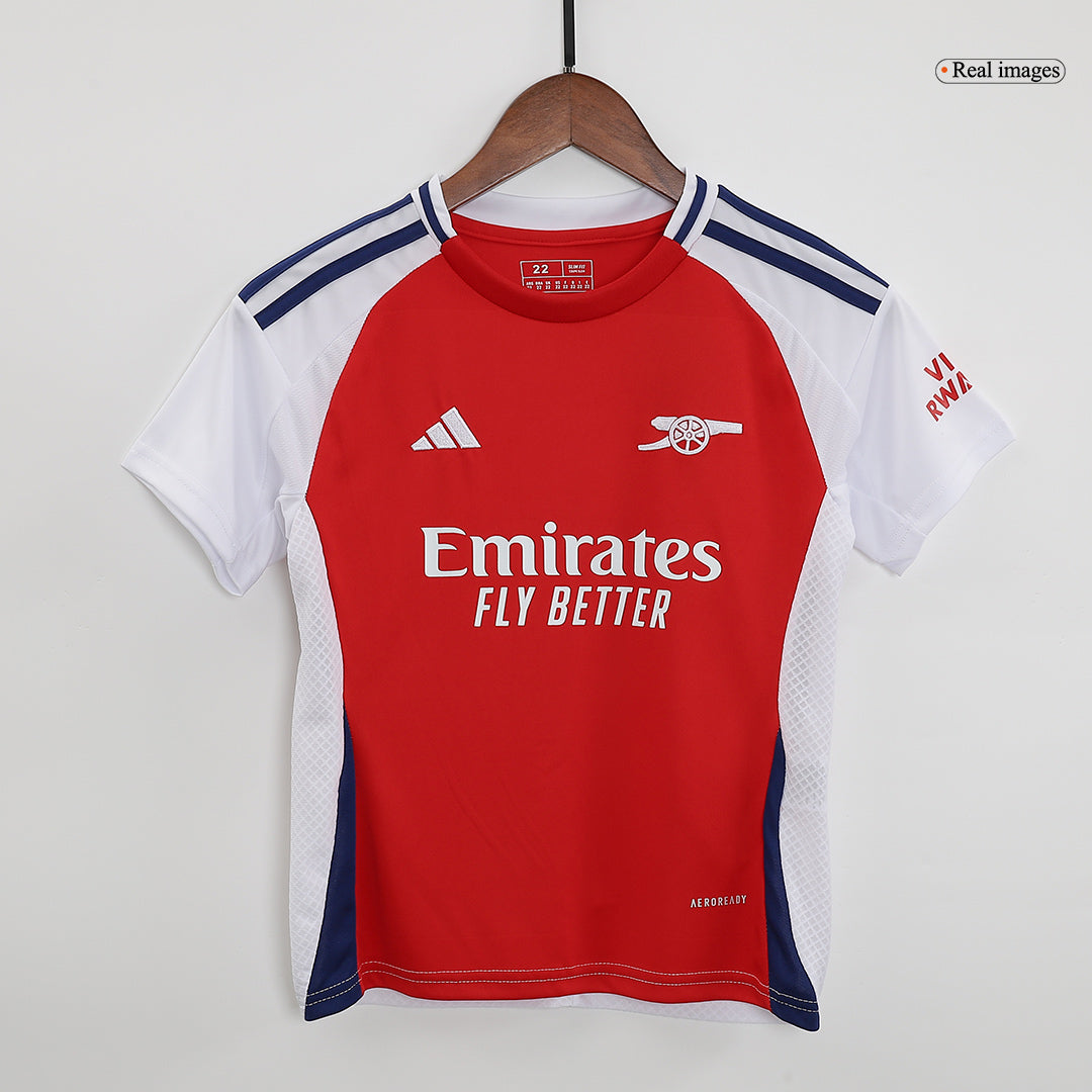 Kid's Arsenal Home Soccer Jersey Kit(Jersey+Shorts+Socks) 2024/25