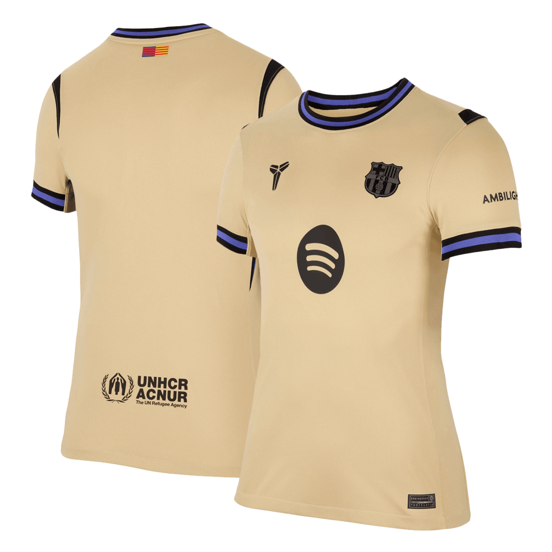 Women's 25/26 Barcelona Away Soccer Jersey Yellow