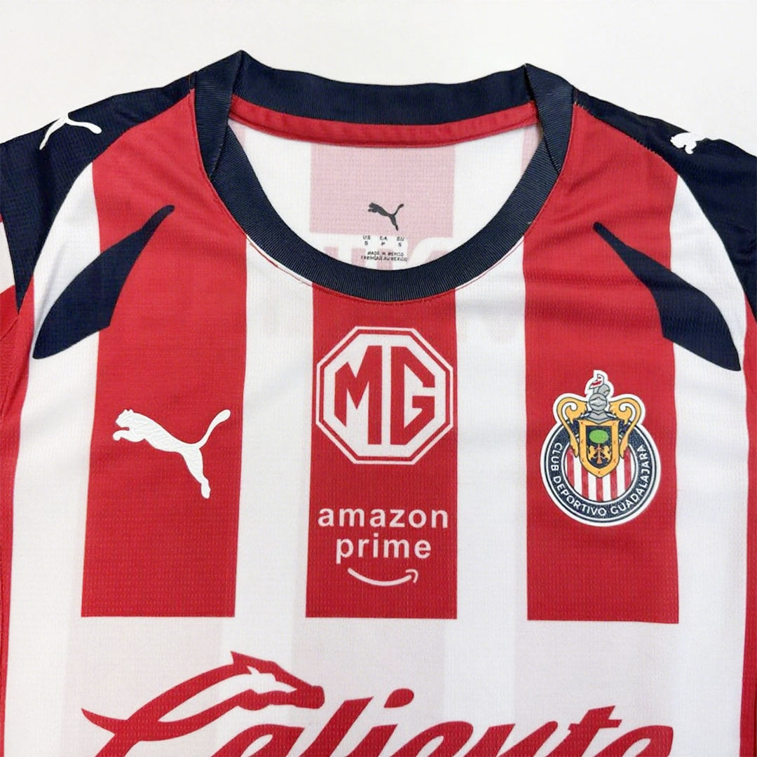 Chivas Home Soccer Jersey 2025/26 Red&White