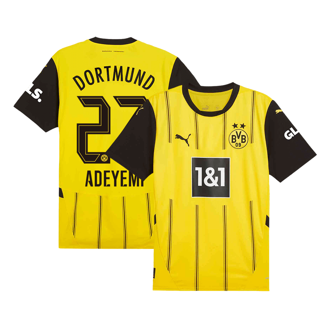ADEYEMI #27 Borussia Dortmund Home Soccer Jersey 2024/25
