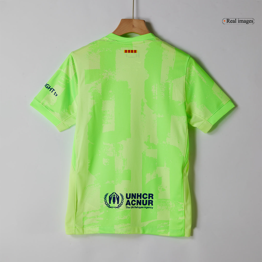 Barcelona Third Away Soccer Jersey Kit(Jersey+Shorts) 2024/25 - UCL