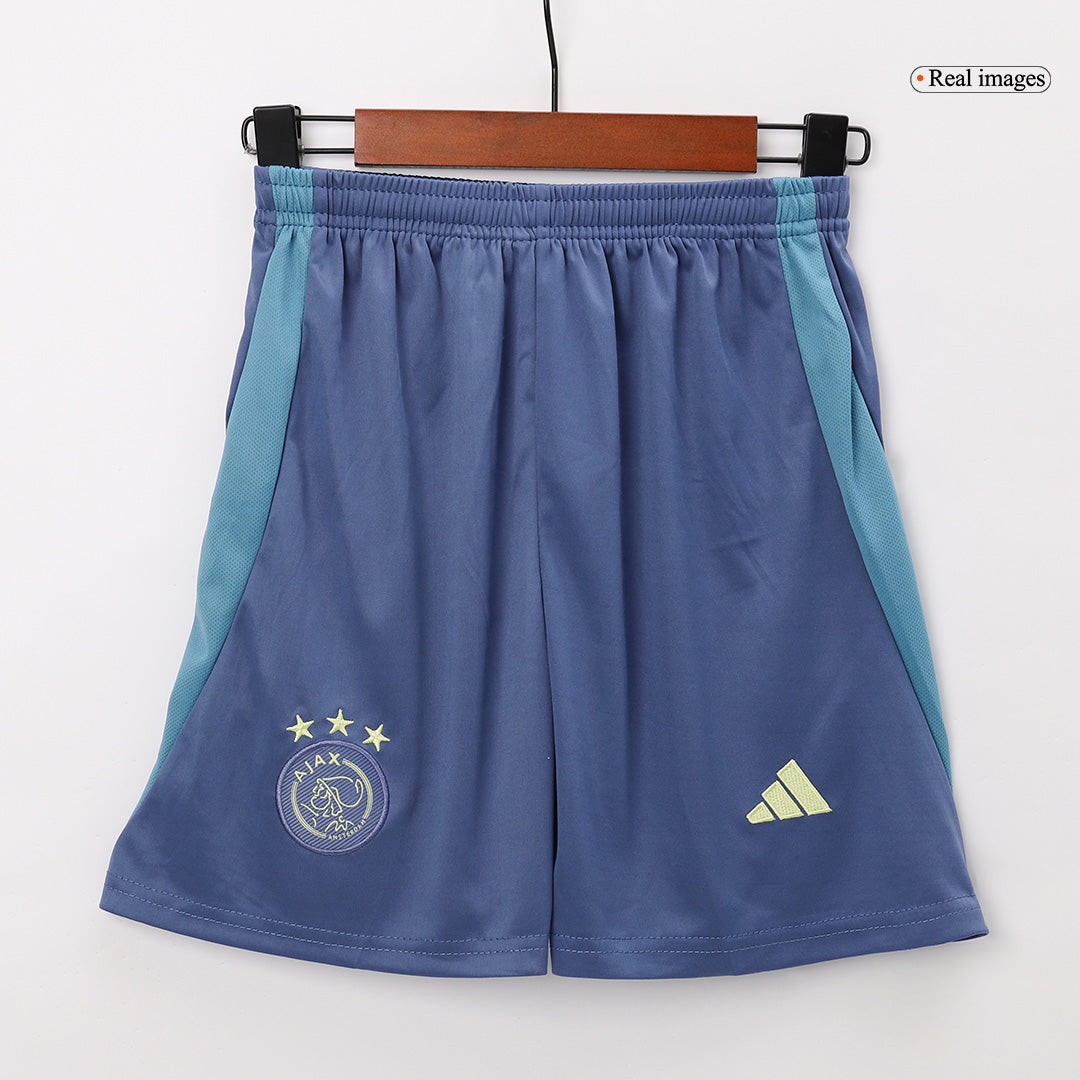 Kid's Ajax Away Soccer Jersey Kit(Jersey+Shorts) 2024/25