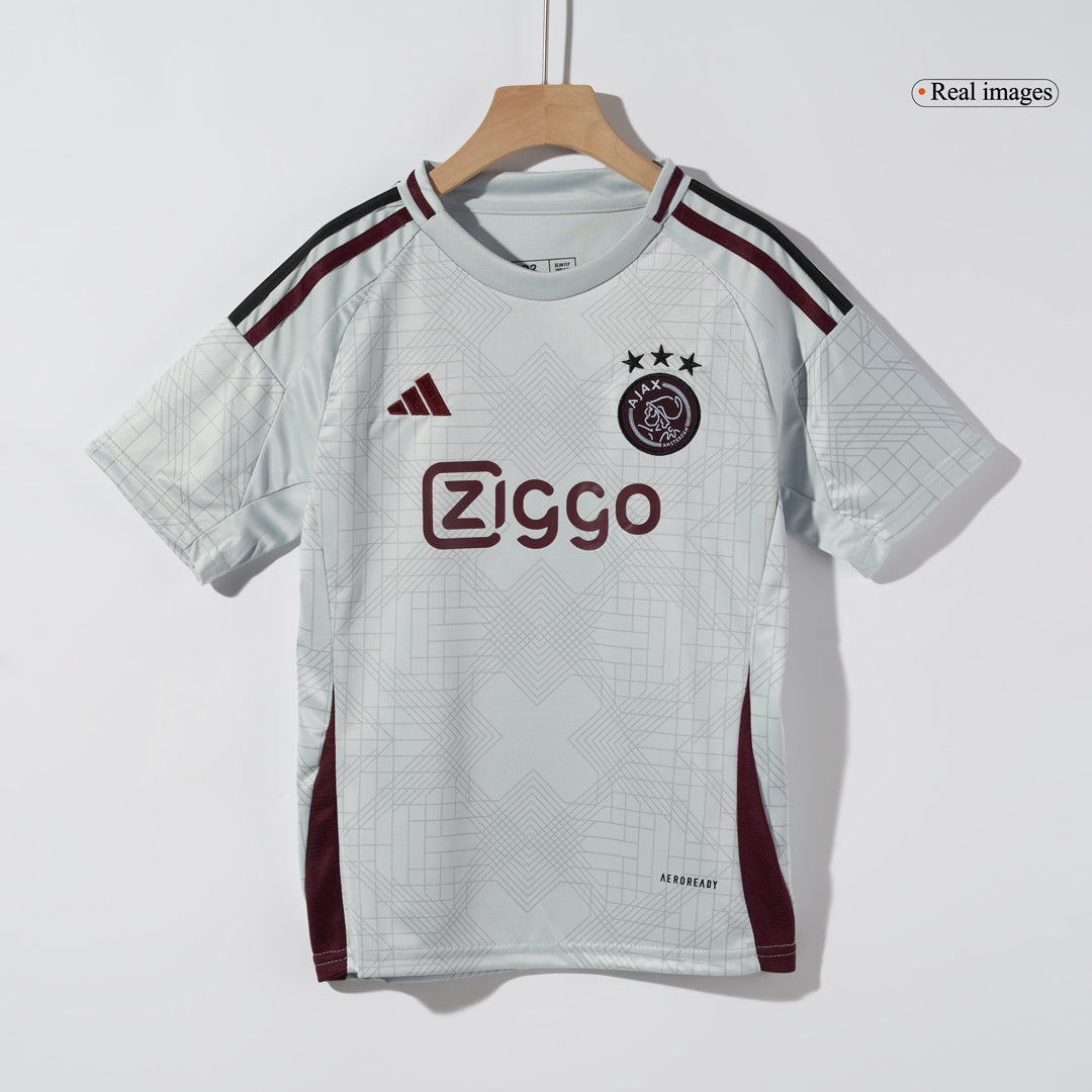 Kid's Ajax Third Away Soccer Jersey Kit(Jersey+Shorts) 2024/25