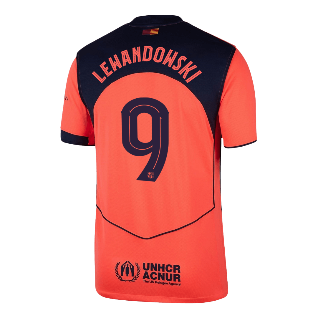 LEWANDOWSKI #9 Barcelona Third Away Soccer Jersey 2025/26—UCL
