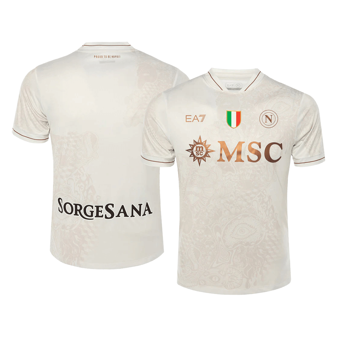 Napoli Away Soccer Jersey 2025/26 Sand