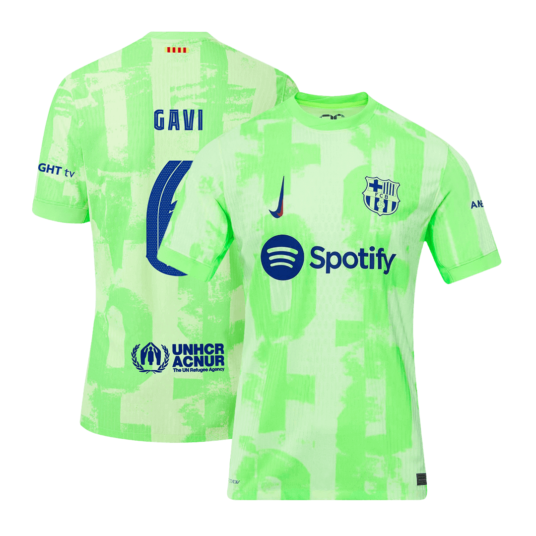 Authentic GAVI #6 Barcelona Third Away Soccer Jersey 2024/25 - UCL