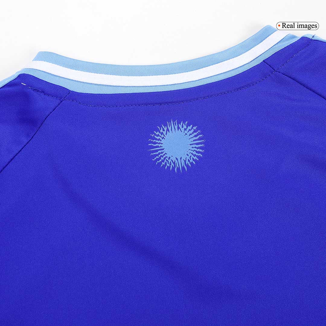 Kid's Argentina Away Soccer Jersey Kit(Jersey+Shorts) 2024