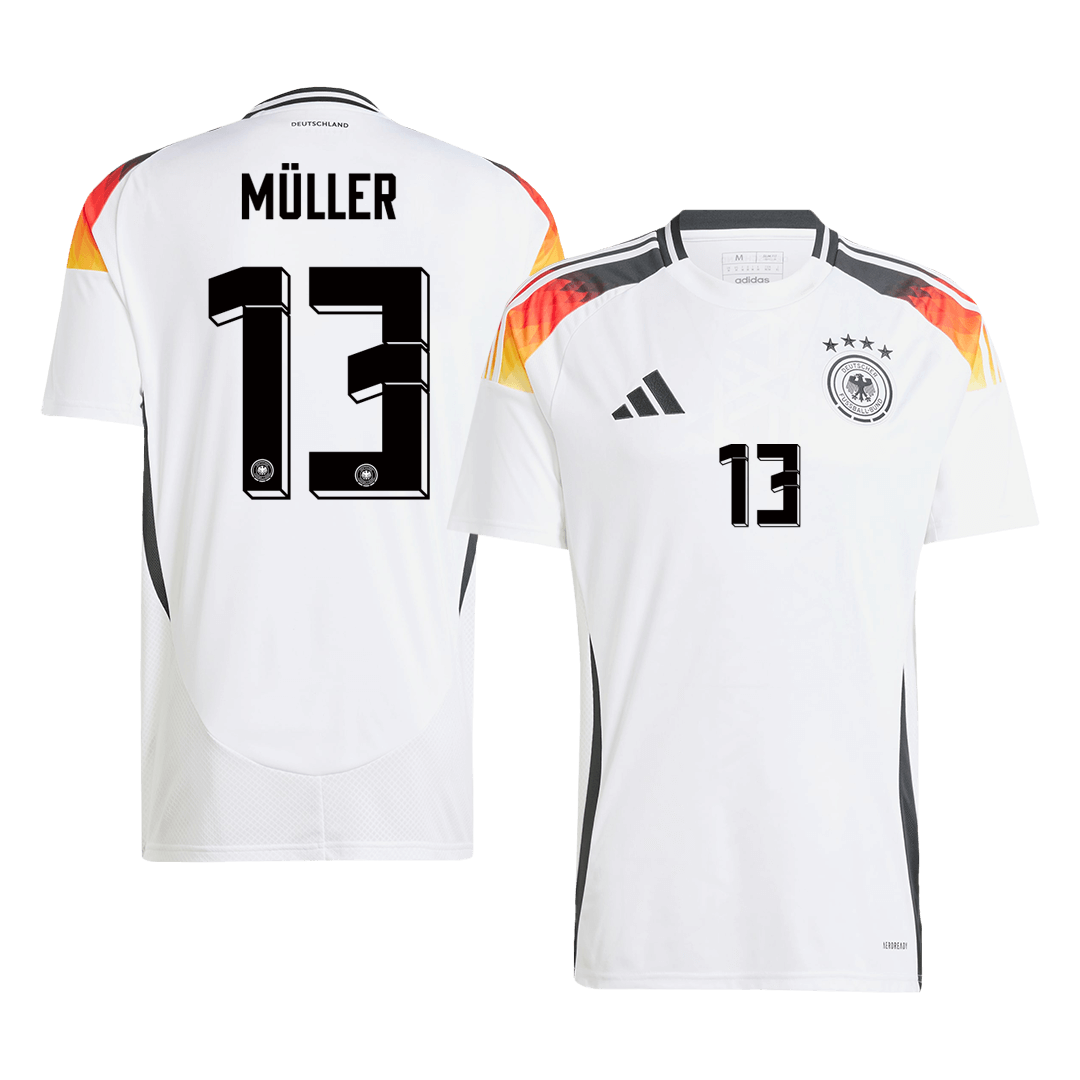 M?LLER #13 Germany Home Soccer Jersey Euro 2024