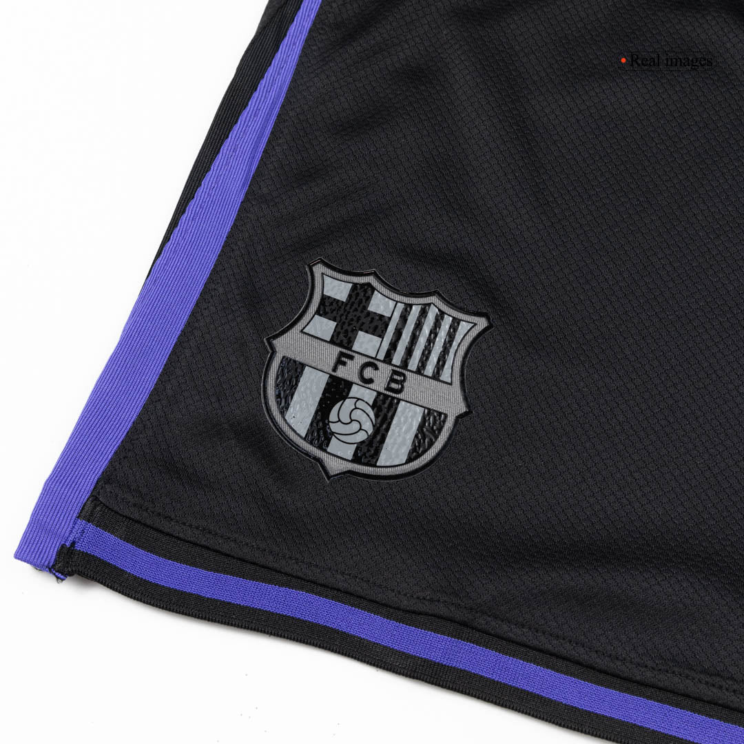Barcelona Away Soccer Shorts 25/26 Black