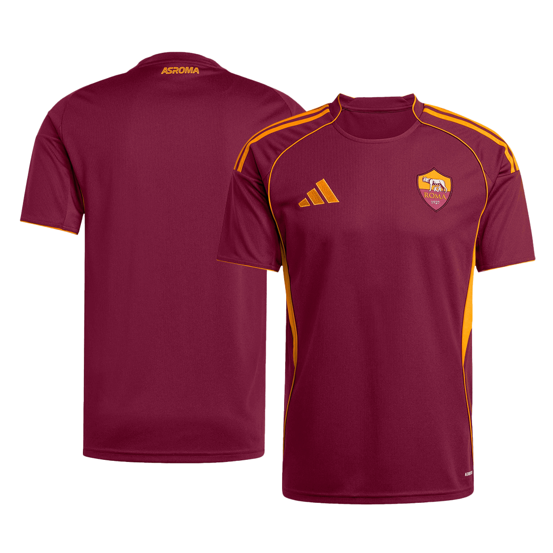 Roma Home Soccer Jersey 2025/26 Red