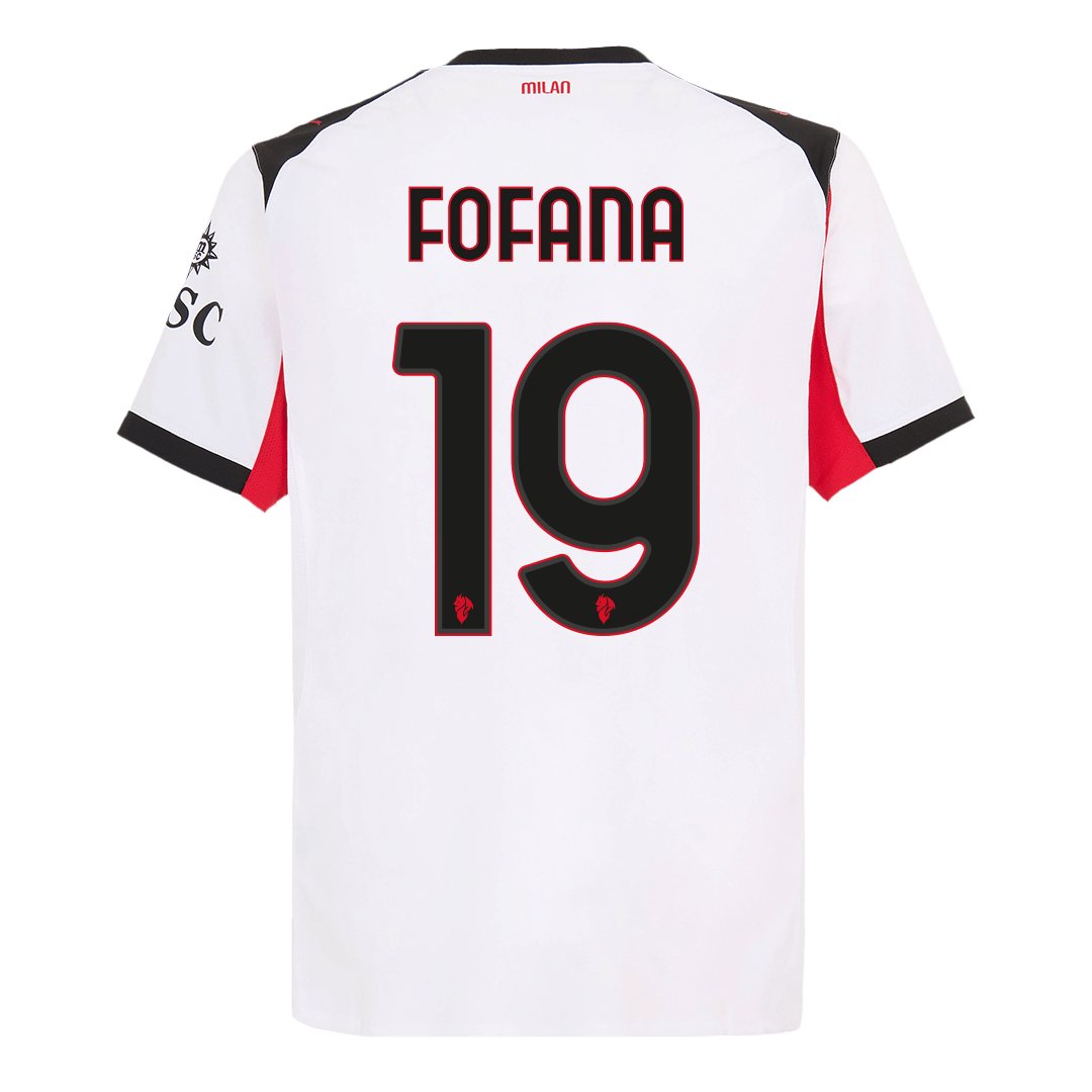 Authentic FOFANA #19 AC Milan Away Soccer Jersey 2025/26