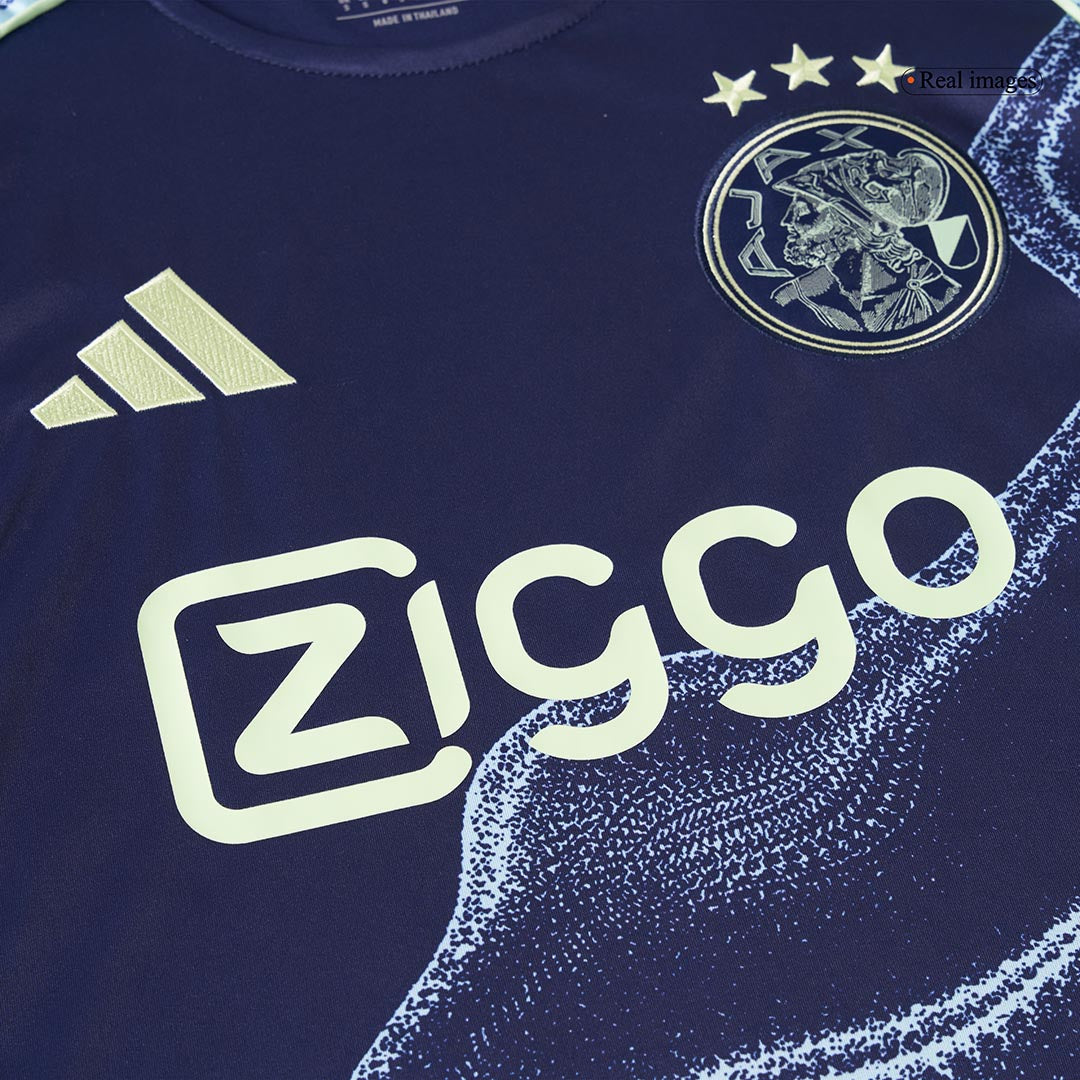 Ajax Away Soccer Jersey 2025/26 Navy