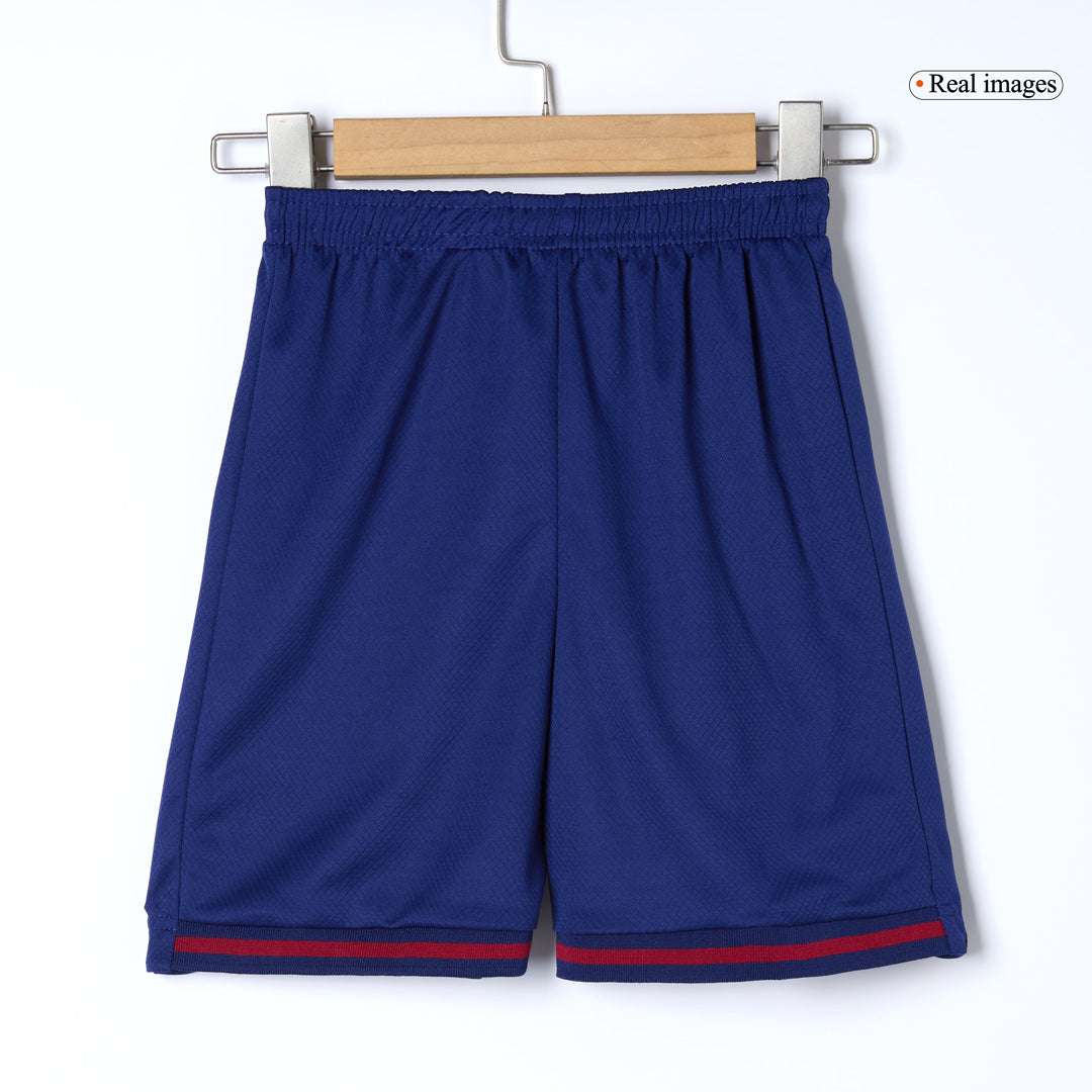 Kid's Barcelona Home Soccer Jersey Kit(Jersey+Shorts+Socks) 2025/26 Red&Blue