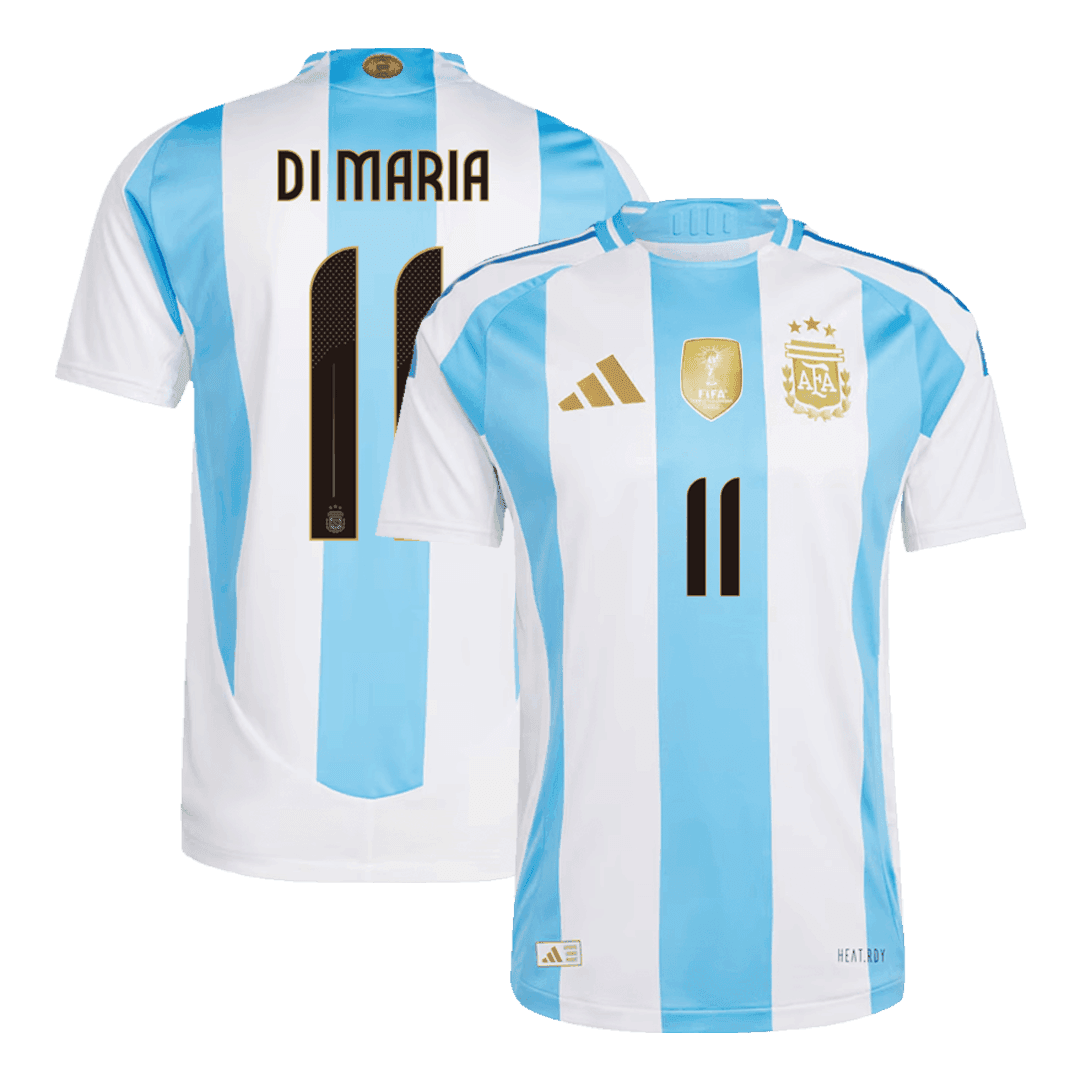 Authentic DI MARIA #11 Argentina Home Soccer Jersey 2024