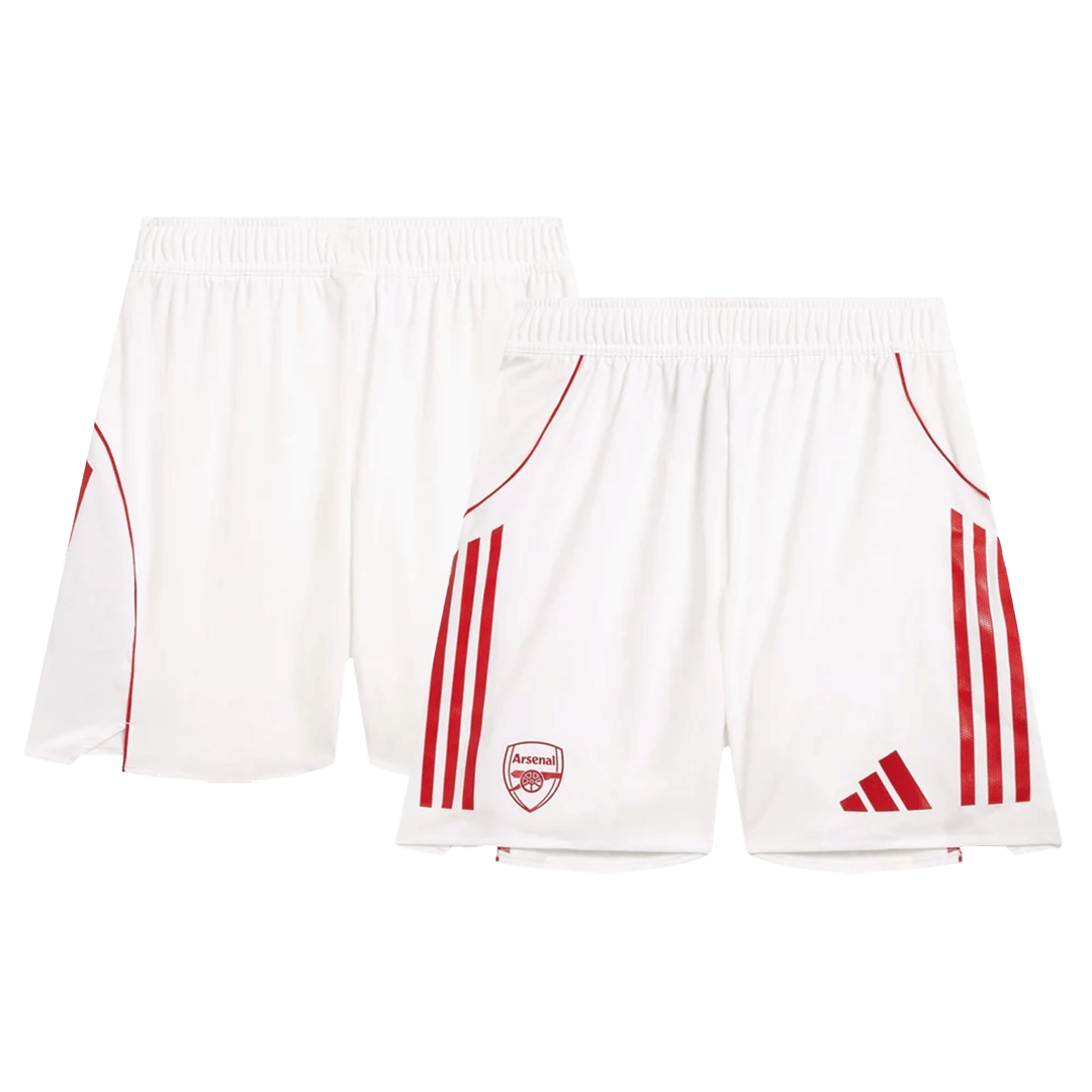 Authentic 25/26 Arsenal Home Shorts White