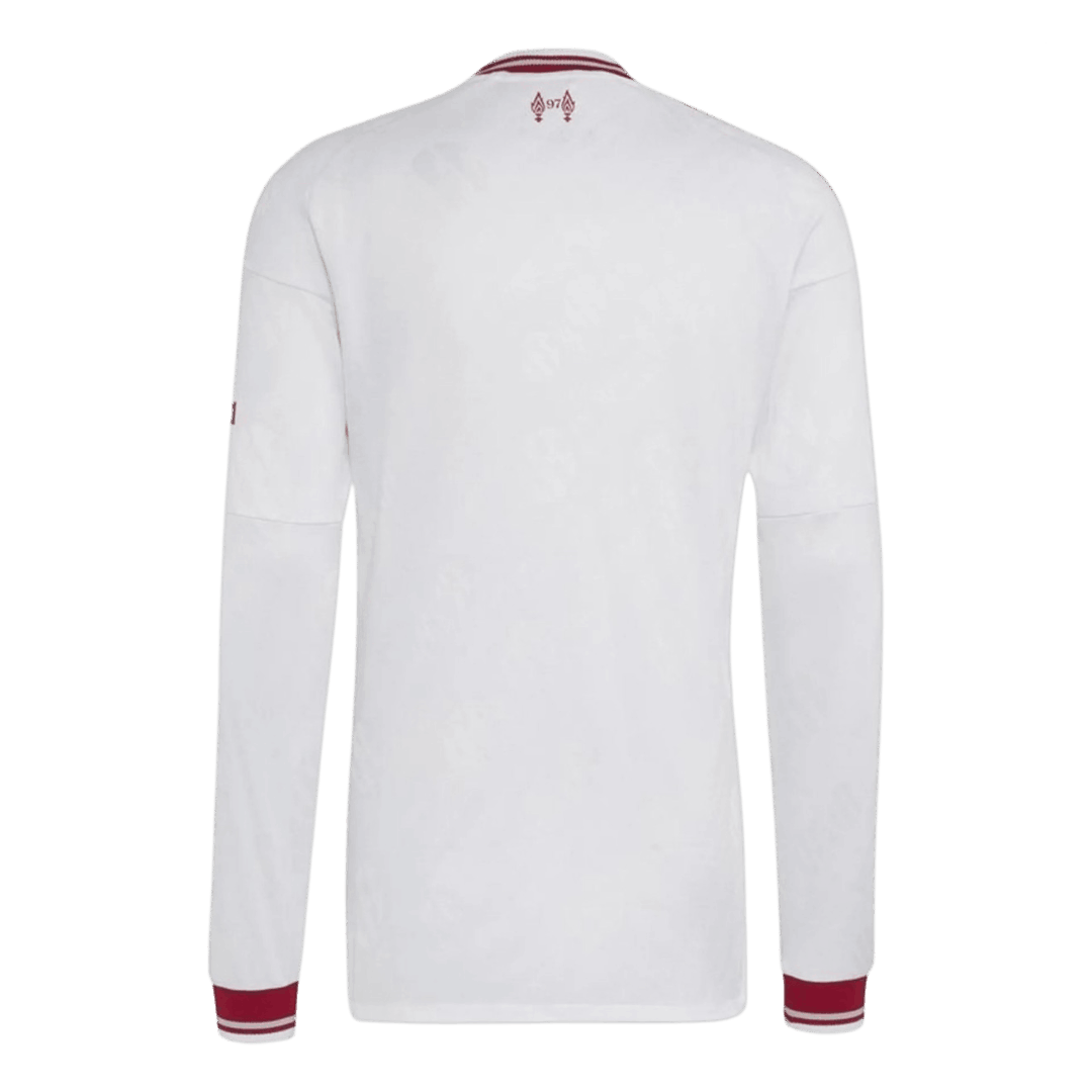 Player Version Liverpool Away Long Sleeve Soccer Jersey 2026/27 White