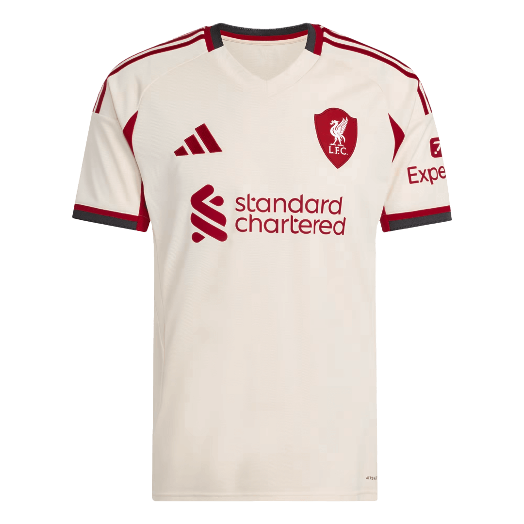 Liverpool Away Soccer Jersey 25/26 White