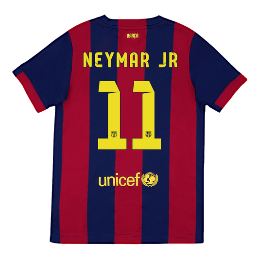 Retro NEYMAR JR #11 2014/15 Barcelona Home Soccer Jersey