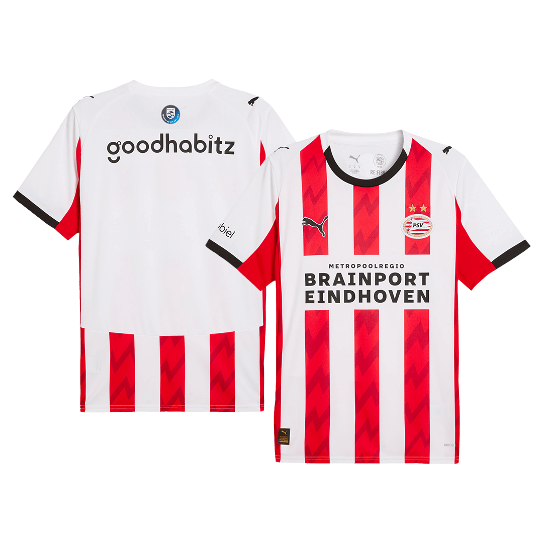 PSV Eindhoven Home Soccer Jersey 25/26 Red&White